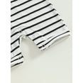 thumbnail image 6 of Bagilaanoe Newborn Baby Boys One-pieces Stripe Print Short Sleeve Jumpsuit 3M 6M 9M 12M Infant Romper Summer Casual Clothing, 6 of 7