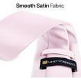 thumbnail image 2 of Umo Lorenzo Ties for Men Classic Necktie Solid Color Smooth Satin Finish, 2 of 6