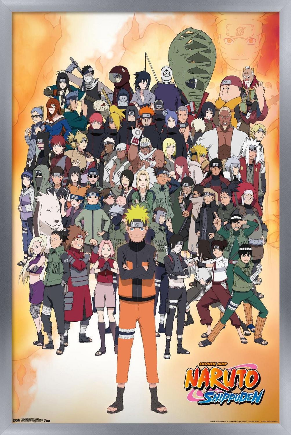 Naruto Shippuden - Group Wall Poster, 22.375" x 34"