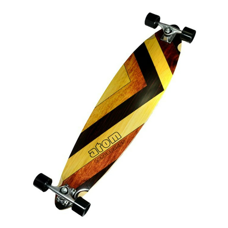 MBS 400130 Atom Pin-Tail Drop Deck 39 Inch Longboard Skateboard