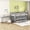 Gray, variant on Gray Solid Wood Loft Bed | Space for Study and Storage | Family Sleep Area