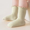 thumbnail image 5 of RFQWOVSR Baby Cotton Ruffle Crew Socks in Solid Colors, 5 of 6