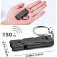 thumbnail image 2 of Hundetrainingspfeife, 150 Dezibel, professional, verstellbare Ultraschall-Hundepfeife mit kostenlosem Trageband für Camping, Rettungsschwimmer, Wand, 2 of 5