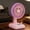 🔥 Purple_Hot, variant on ZYXWVU Desk Fan USB Rechargeable Desktop Mini Fan Portable Small Quiet Fan for Dorm Students Office Desk Bedroom Personal Cooling Summer Fan