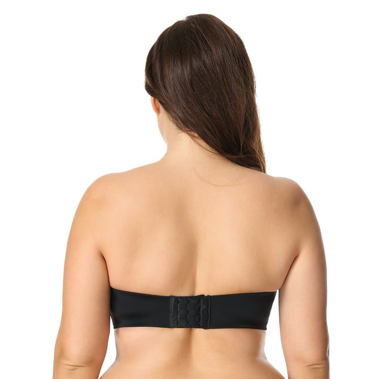DELIMIRA Women's Strapless Bra Plus Size Underwire Multiway Unlined Bras