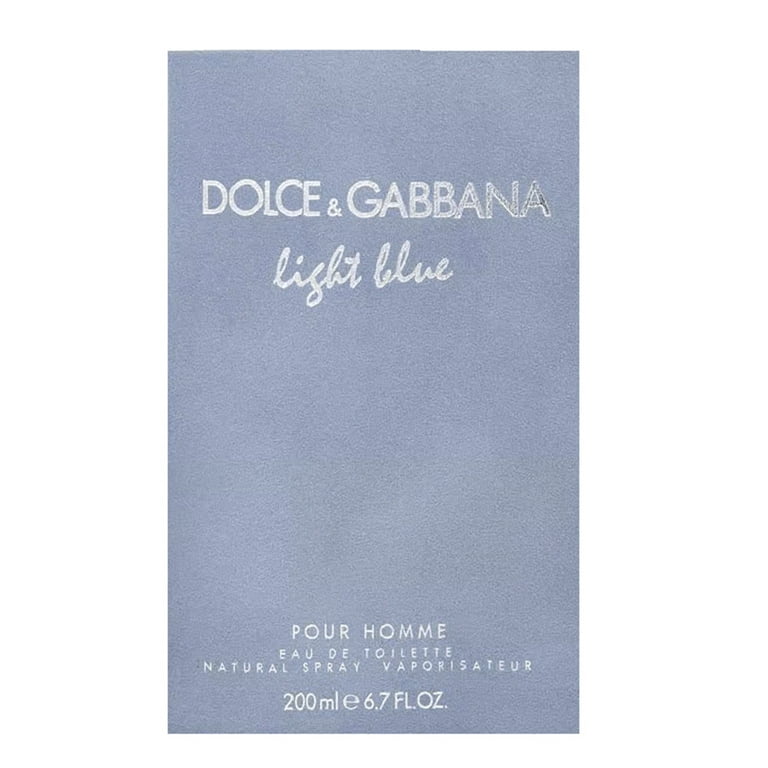 Dolce and gabbana light blue 6.7 oz outlet men's