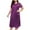 Purple, variant on Nightgowns Sleep Shirt Dress Clearance Womens Satin Silk Nightgown Loose Fitted Sleepwear Lace Patchwork Nightshirt Short Sleeve Sleep Dress Chemise Sleepwear New Purple XXL
