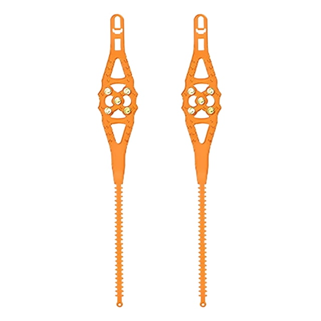 maskred Efficient Snow Tire Chains Increase Traction Reliable Easy To Install ABS Snow Chains For Cars In 2 packs yellow