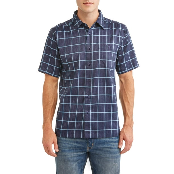 mens microfiber shirts short sleeve