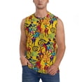 thumbnail image 1 of Balery Dancing African Womens Camisetas sin mangas para hombre, absorbe la humedad y protege contra el mal olor.-3X-Large, 1 of 7
