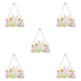 thumbnail image 3 of Matsuzay Decoraciones Artesanía Placa de Pascua Decoración festiva del hogar Suministros de fiesta de zanahoria Adorno Regalos para sala de JM00201 5Conjunto, 3 of 6