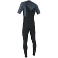 thumbnail image 2 of O'Neill Men's Hyperfreak 2mm Chest Zip Shortsleeve Full Wetsuit XL Gunmetal/cadet blue, 2 of 3