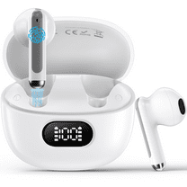 ABCPOW Wireless Earbuds,Bluetooth 5.3 Headphones 48Hrs Playtime Waterproof IPX6 In-Ear Stereo Earphones Headset Noise Cancelling Charging Case True Wireless Earbuds Compatible with iPhone Android