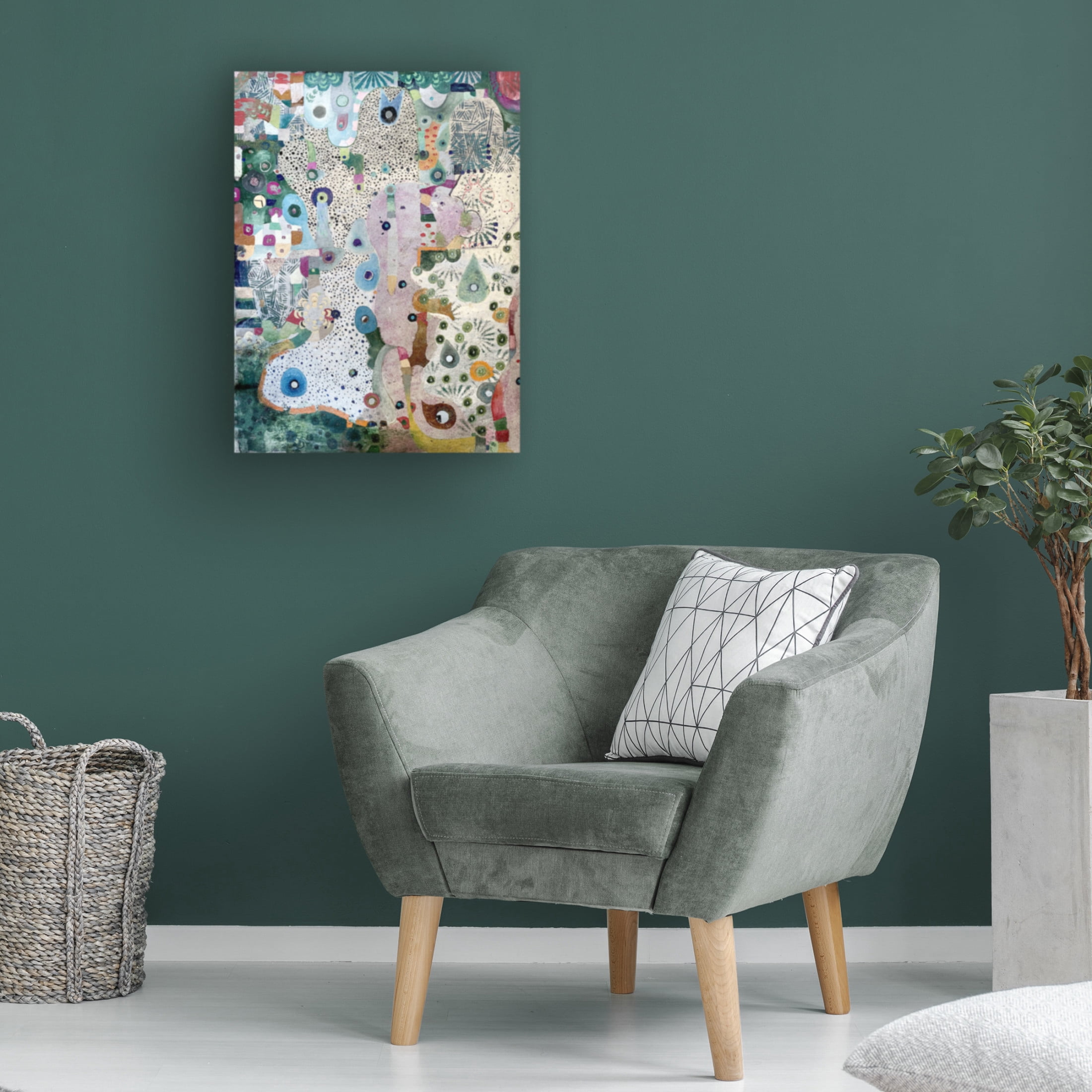 Trademark Fine Art Alise Loebelsohn Mirrors and Space Canvas Wall Art
