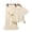 Cream-Coloured, variant on LYMAYTER Infant Girls T-Shirt Outfit 2PCS Toddler Drawstring Short Sleeve Tees Tops and Flare Pants Sets for Kids 12 Months - 10 Y