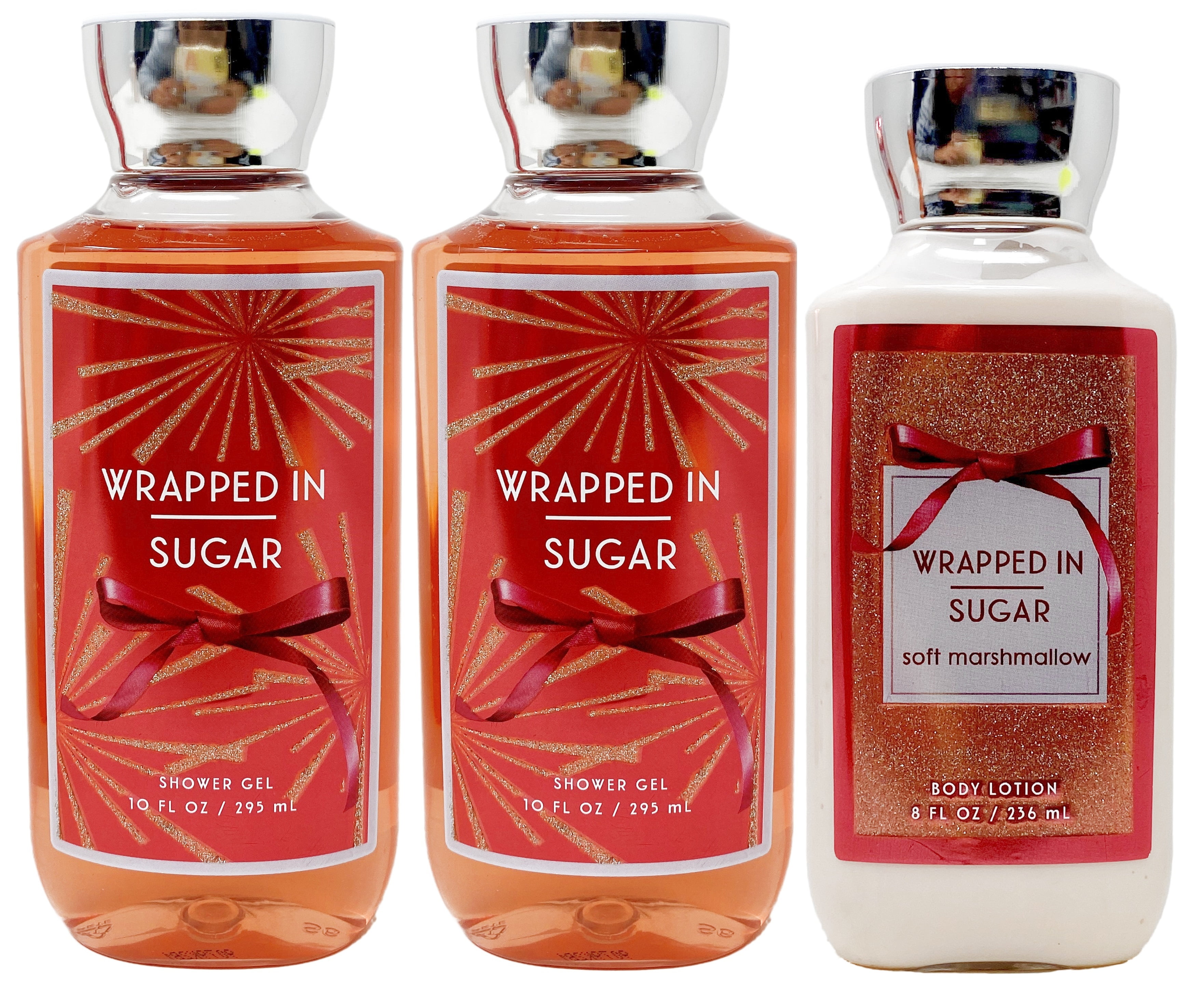 Bath and Body Works Pink Chiffon 10oz Shower Gel, 8oz Body Cream