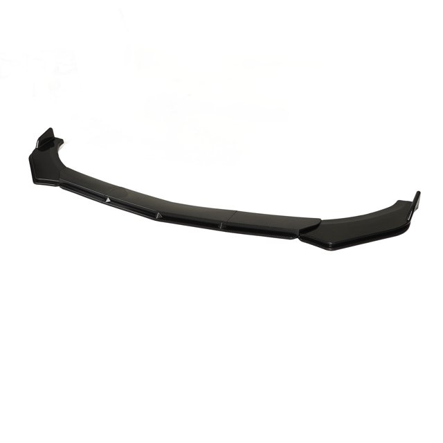 5Pcs Car Front Bumper Lip Splitter ,Front Bumper Spoiler Splitter Chin Spoiler Wing Body Kit 110 to 140mm Universal Car Lip Body Kit for Modification