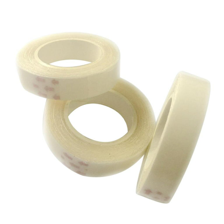 3 Rolls Double Sided Body Tape for Clothes/Dress/hair Accessoriess, Double-Stick, Size: As described, White