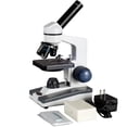 thumbnail image 2 of AmScope  400x Biological Science Student Microscope with Prepared and Blank Slides, 2 of 5