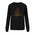 thumbnail image 6 of Brondbend Christmas Cheap Sweatshirts for Women Womens Pullover Crewneck Long Sleeved Top Printed Fashion Loose Tops Ladies Athletic Fall Winter Clothes Black, 6 of 6