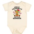 thumbnail image 3 of Inktastic Christmas Great Grandma's Little Reindeer with Candy Canes Boys or Girls Baby Bodysuit, 3 of 5