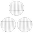 thumbnail image 4 of 3PCS Cooking Grill Grates, Replacement Cooking Grate for Small 30cm Grill, Cooking Grate and Grate Replacement Parts Round Steel Grilling Rack Grid, 4 of 4