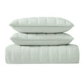 thumbnail image 6 of Truly Soft Cozy Gauze Quilt Set Grey Polyester 3-Piece Full/Queen Quilt Set, solid themed, for Men and Women, OEKO-TEX Certified Confidence, 6 of 10