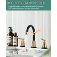 thumbnail image 4 of WOWOW 8 in. Widespread Double Handle Bathroom Faucet, 4 of 8