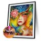 thumbnail image 1 of Cuadros Decorativos Flor pájaro niña 5D DIY diamante pintura Kits completo redondo taladro decoración (NH2573) Ehuebsd embutido en tela, 1 of 1