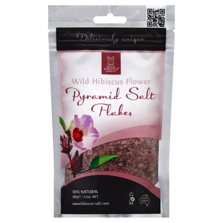 Wild Hibiscus Flower Pyramid Salt Flakes 3.5 Ounce