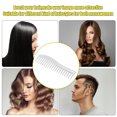 thumbnail image 2 of Vocoste Wide Tooth Hair Comb All Purpose Detangling Styling Comb Plastic Silver Tone, 2 of 6