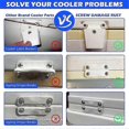 thumbnail image 4 of Cooler Hinge and Latch and Screws Kit, Cooler Latch Replacement Parts Edition 0626, 4 of 5