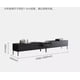 thumbnail image 1 of Modern Laser TV Cabinet Black Floor Telescopic Platform Consoles Solid Wood Table Luxury Meuble Tv Salon Living Room Furniture My Lux Decor Round, 1 of 8