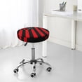 thumbnail image 4 of Picia Nautical American Flag pattern Round Stool Covers Comfy Seat Covers Stretch Removable WashableChair Slipcover Round Bar Chair Cushion Cover-14 inch, 4 of 7