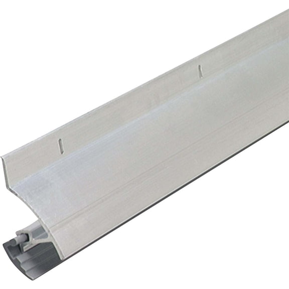M-D Building Products 05546 36 in. Silver Aluminum and Vinyl Drip Cap Screw-on Door Sweep