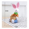 thumbnail image 4 of Decoraciones de Pascua, Conejito Cesta de Pascua Huevos Dulces Regalos Almacenamiento Bolsa de Conejo DecoracióN de Fiesta, 4 of 5