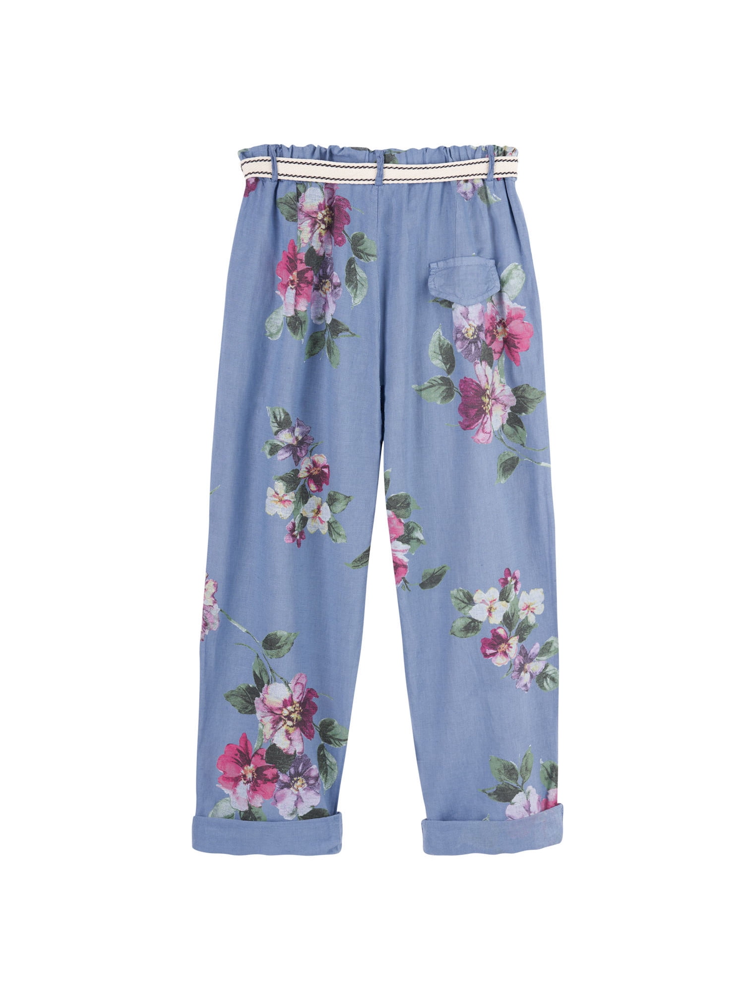 jeans with roses on them