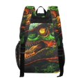thumbnail image 3 of ALAZA Clear Backpack Dinosaur with Fire PVC Transparent BookBag, 3 of 7