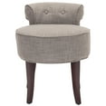 thumbnail image 2 of SAFAVIEH Georgia Vanity Stool Stone, 2 of 7