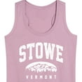 thumbnail image 3 of Instant Message - Stowe Vermont - Women's Racerback Tank Top, 3 of 6