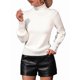 thumbnail image 2 of Suéteres de Otoño e Invierno para Mujer, Jerseys de Punto con Mangas Farol, Suéteres Tipo Top L, 2 of 10