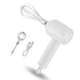 thumbnail image 3 of Bewildely Batidor de huevos eléctrico, mezclador de alimentos portátil inalámbrico USB, 3 velocidades, batidora de para hornear en la Herramientas y accesorios para hornear Blanco, 3 of 6