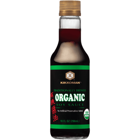 Pack of 6, Kikkoman Organic Soy Sauce, 10 fl oz