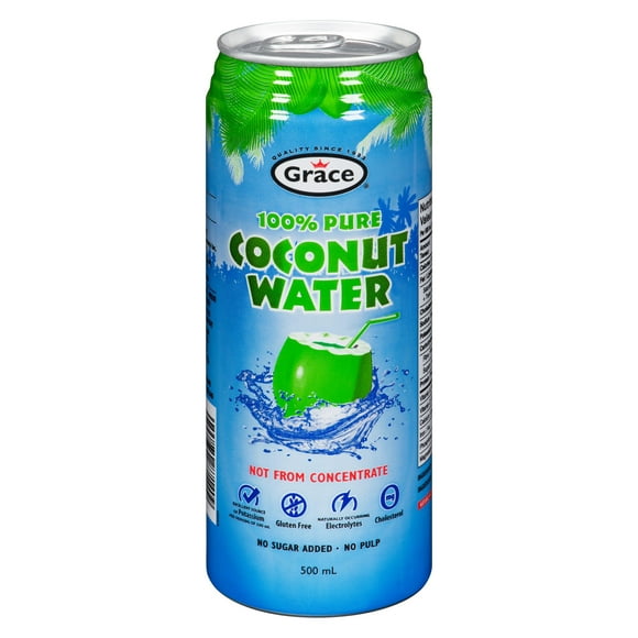 Grace 100 % Pure Coconut Water, 500 mL
