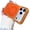 Orange, variant on Solid Color Back Acrylic Camera Protect Phone Case for iPhone (iPhone 13 Pro,Orange)