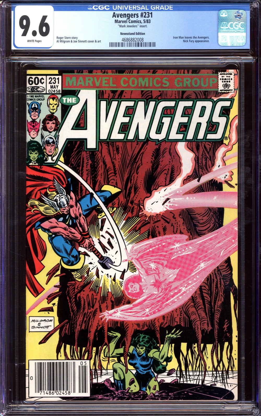Cover of The Avengers #231