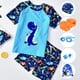 thumbnail image 1 of Trajes de baño para niños y niñas, trajes de baño para bebés pequeños, medianos y grandes, con dibujos animados, con abertura, para estudiantes, 1 of 5