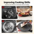 thumbnail image 3 of Non-Stick Electric Indoor Grill Pan, 2026 Upgraded Indoor Grills Electric Smokeless, Large Round Electric Griddle, Portable Electric KoreanBbq Grills, for Steaks, Pancakes, BBQ, 3 of 7