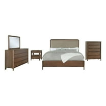 Maderia 5-piece Queen Bedroom Set Walnut