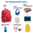 thumbnail image 3 of Mochila enrollable J World Lollipop para 16 niños con bolsa de almuerzo Fox, 3 of 4